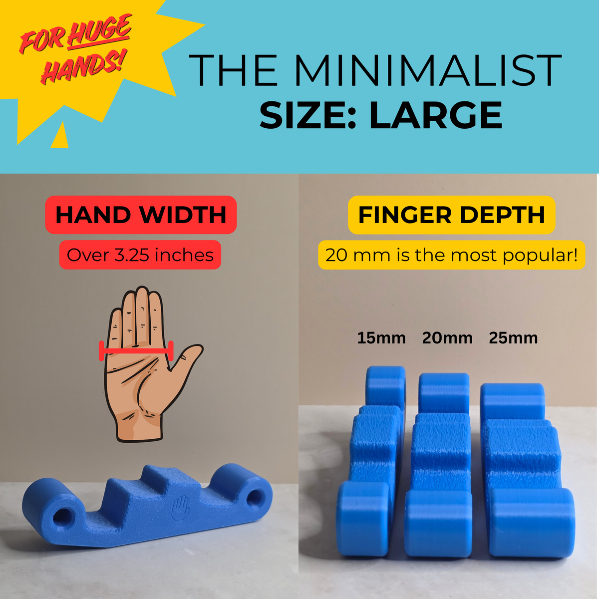 The Minimalist - Pocket Sized Hangboard