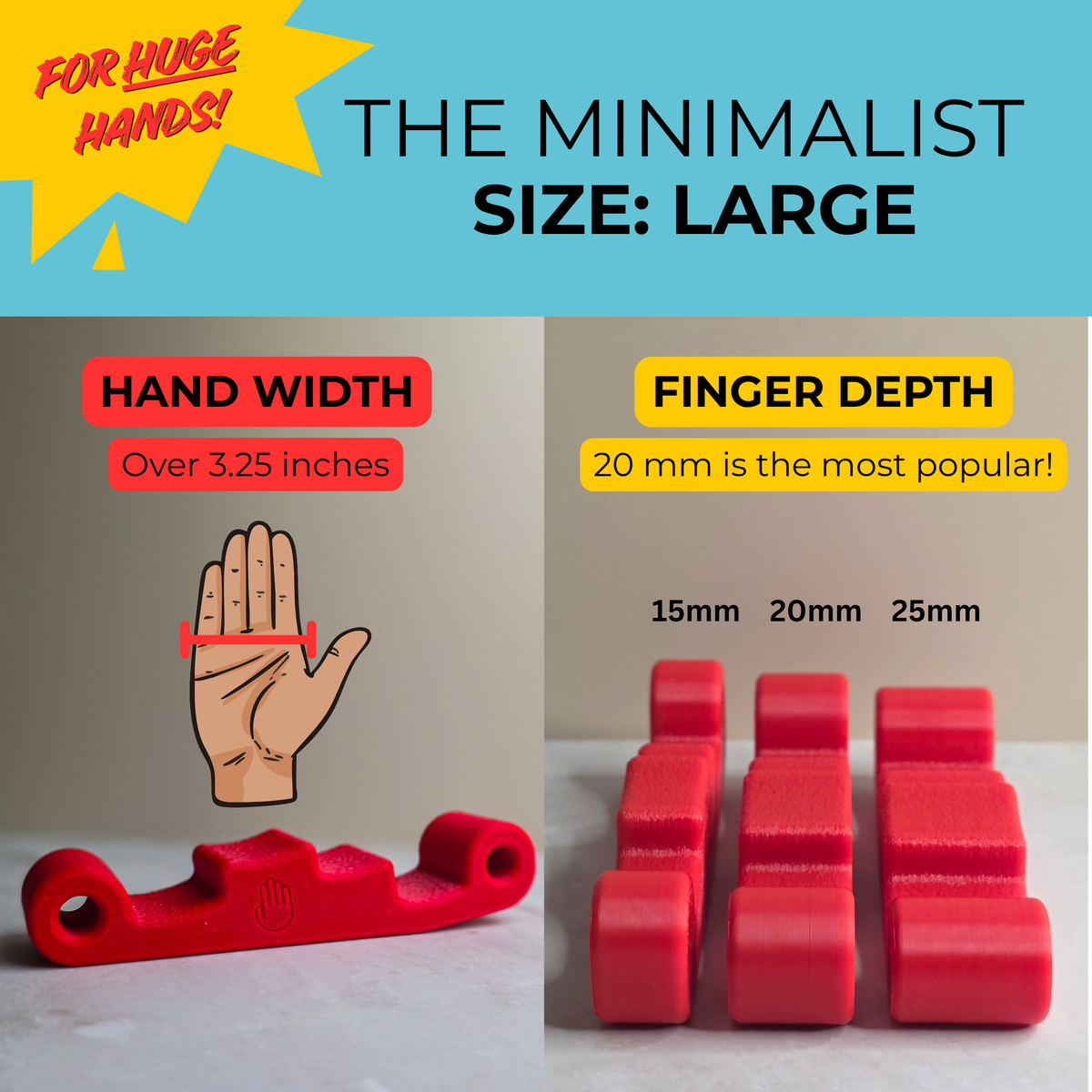 The Minimalist - Pocket Sized Hangboard