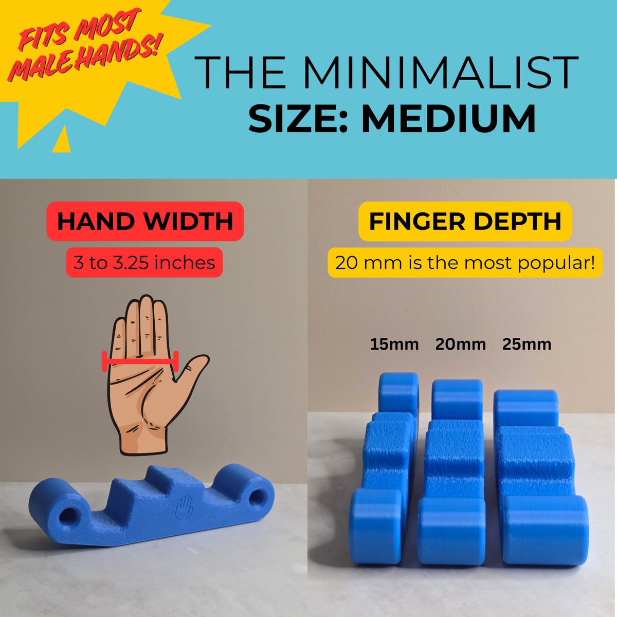 The Minimalist - Pocket Sized Hangboard