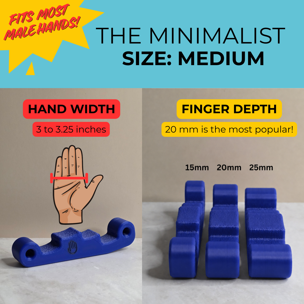 The Minimalist - Pocket Sized Hangboard