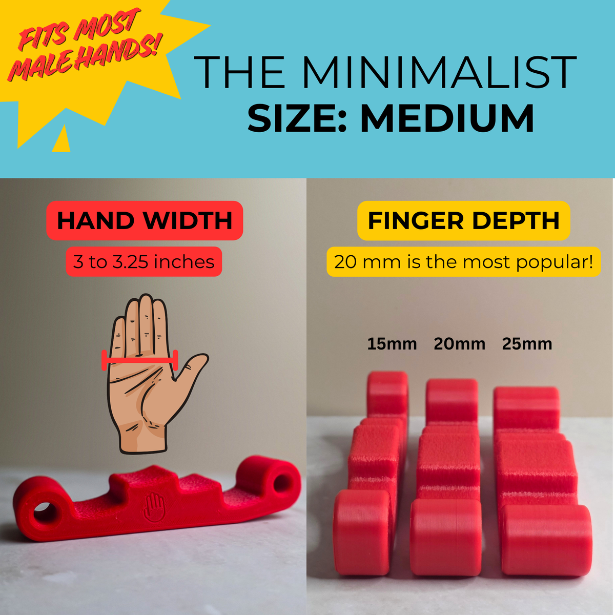 The Minimalist - Pocket Sized Hangboard