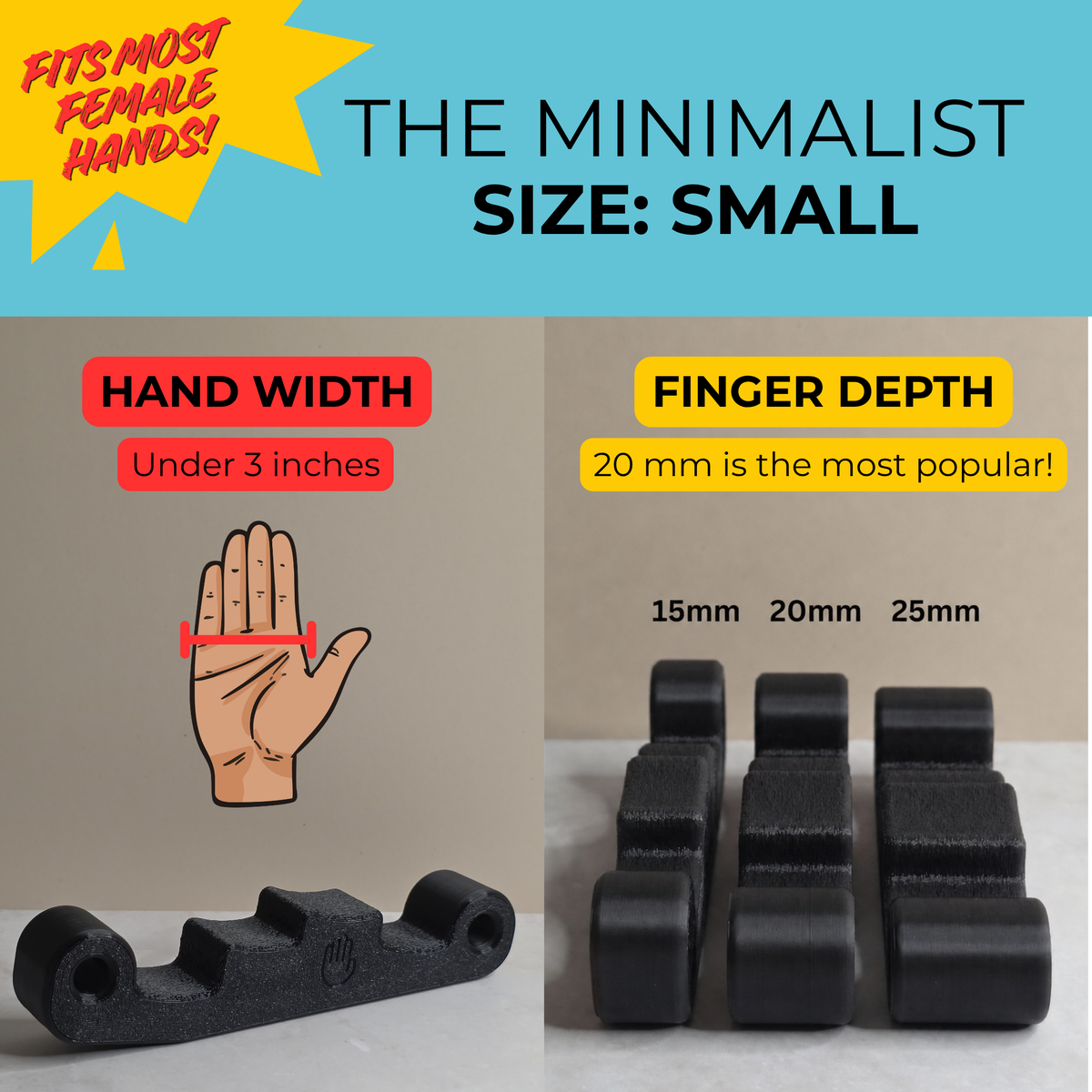 The Minimalist - Pocket Sized Hangboard