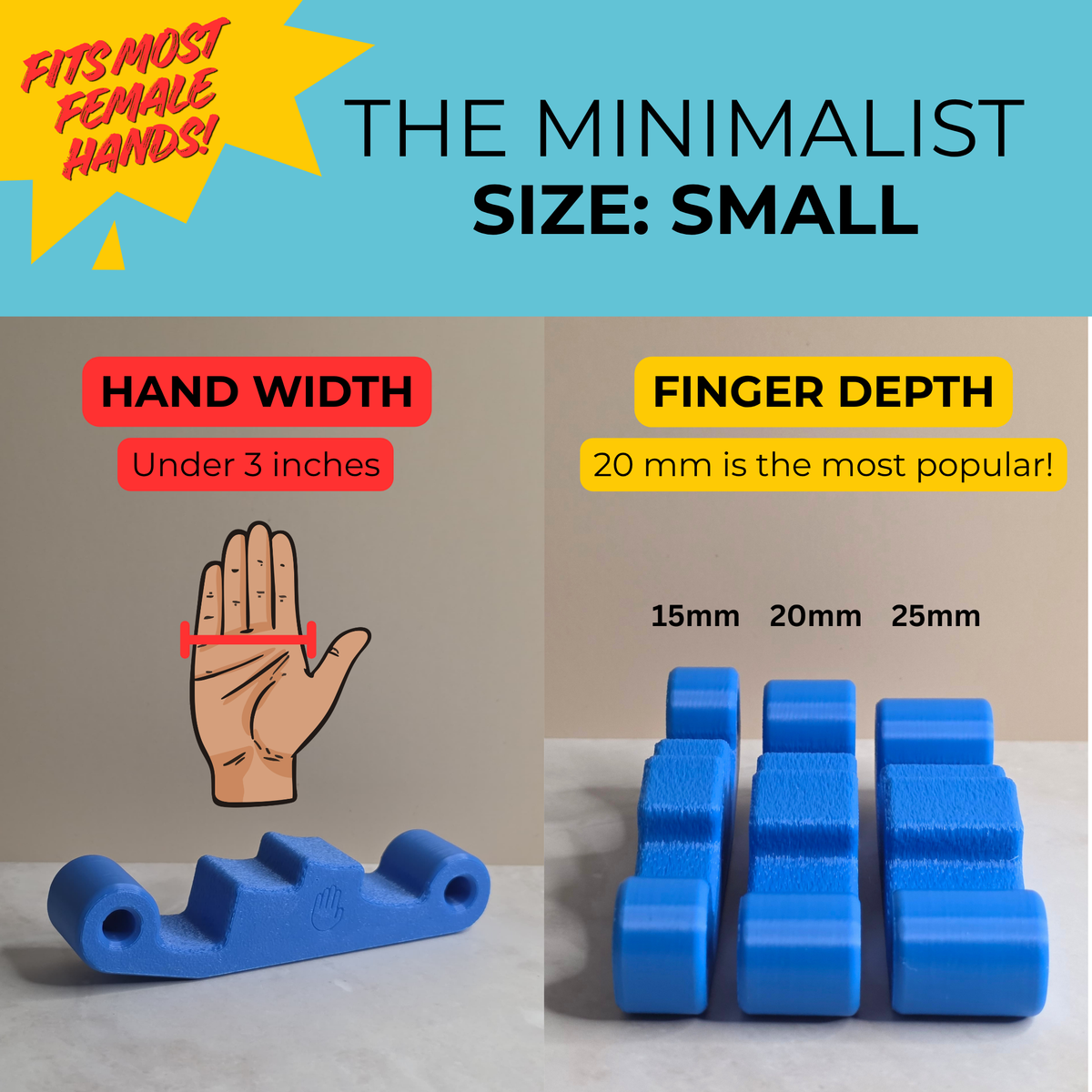 The Minimalist - Pocket Sized Hangboard