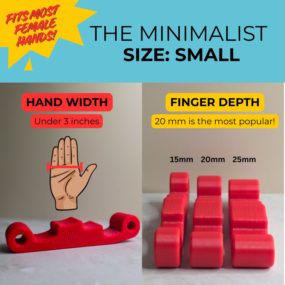 The Minimalist - Pocket Sized Hangboard